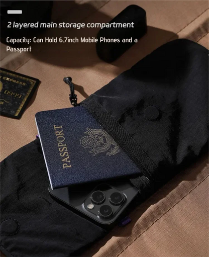 OCEGEAR Crossbody Bag Multifunctional Mini Anti-Theft Credit Cards Phone Shoulder Bag Travel Business Small Sling Purse Bag