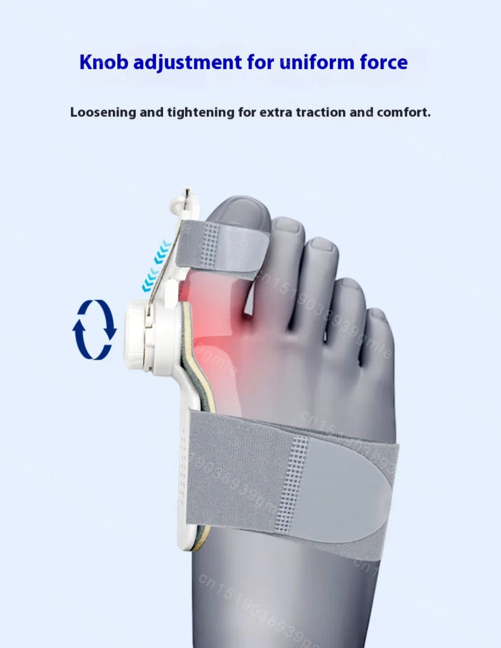 Bunion Splint Big Toe Straightener Hallux Valgus Correction Orthotics Foot Bone Thumb Adjuster Correction Bunions Corrector