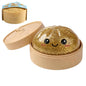 //Hot Glitter Dumpling Squishy with Box Dumplings Sensory Squeeze Toy for Stress Relief Fans Gift