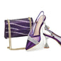 New Fashion Africa Women Shoes and Bags Set with Rhinestone Shoes for Women 2025 Designer Luxury Italian Shoe and Bag Set