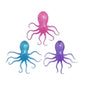 Glitter Octopus Squishy Toy Soft Stress Relief Fidget Toy Squeeze Jellyfish Squishy Compression Decompression Toy for Kid Adults