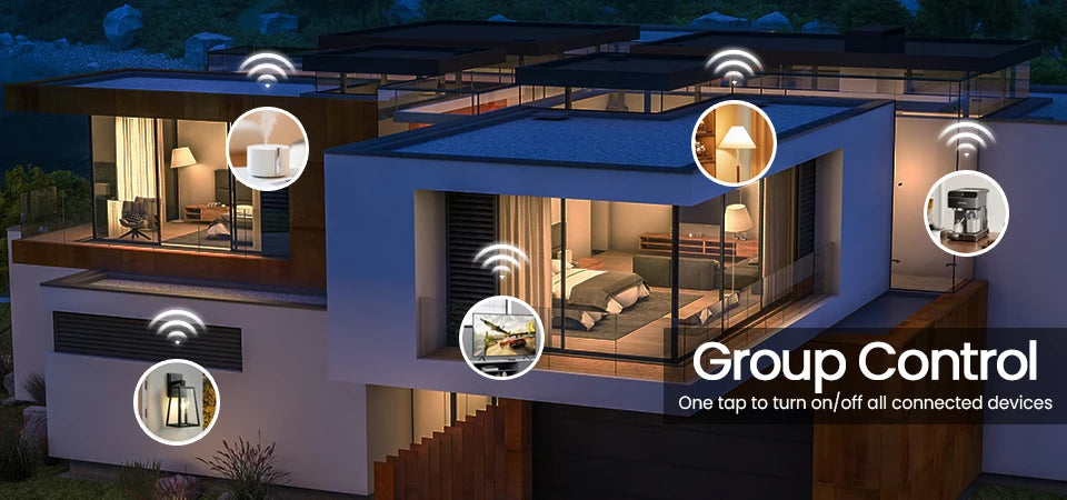 Smart WiFi Socket BSD60 Italian Chilean Plug EU Compatible 16A 20A Power Monitor App Remote Control Timer Countdown Group