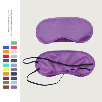 Silk Sleep Eye Mask Padded Shade Eye Cover Patch Sleeping Mask Eyemask Blindfolds Travel Relax Rest Women Men