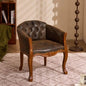 Leisure Sofa Chair, Solid Wood Antique Dining Chair, European Hotel Dining Chair, Living Room Leisure Sofa,Support Customization