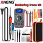 Digital Display Electric Soldering Iron ANENG SL105 Adjustable Temperature EU/220V US/110V Portable Kit Weld Solder Repair Tools