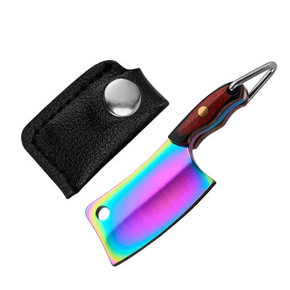 EDC Mini Knife Sharp Mini Kitchen Knife Gift Carry Pocket Knives Unboxing Tool Portable Paper Cutting EDC Fixed Keychain Knife
