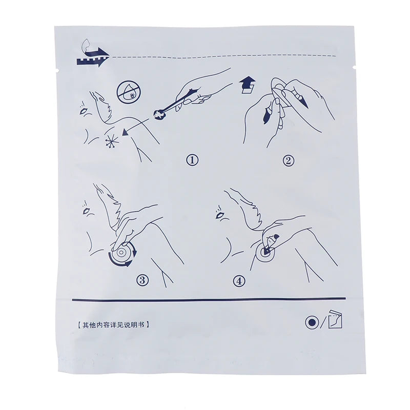 50PCS/Bag Electrode Patch Medical Disposable ECG EKG Accessories Non-Woven Electrode Pads Electrocardiogram Muscle Stimulator