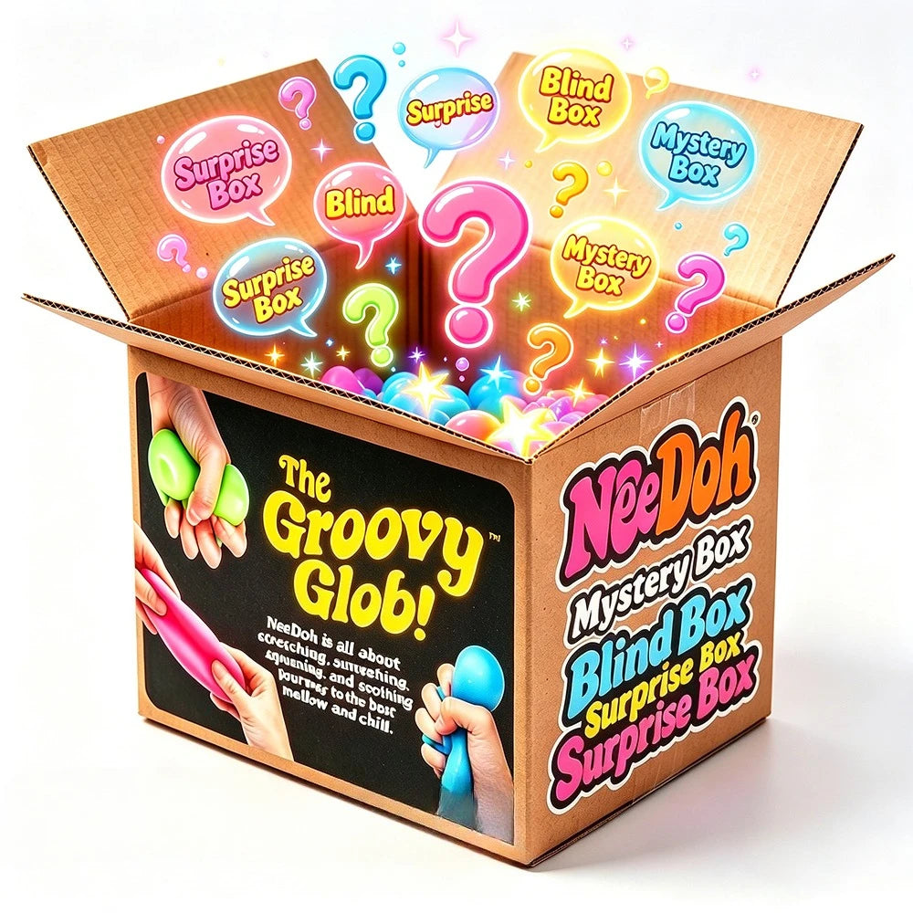 100+PCS Assorted Mixed Squish NEEDOH Fidget Mystery Blind Box Surprise Unbox Toy Slow Rebound Stress Relief Squeeze Sensory Toys