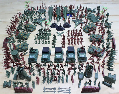 World War II Military Toy Soldier Model 307 Pieces 4cm Specially Prepared For Children Of Military Hobby Children Gift Packages