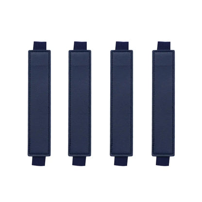 Pu Leather Pen Bag Elastic Buckle Book Notebook Fashion School Pen Case for Office Meeting Easy Carry Office Student Stationery