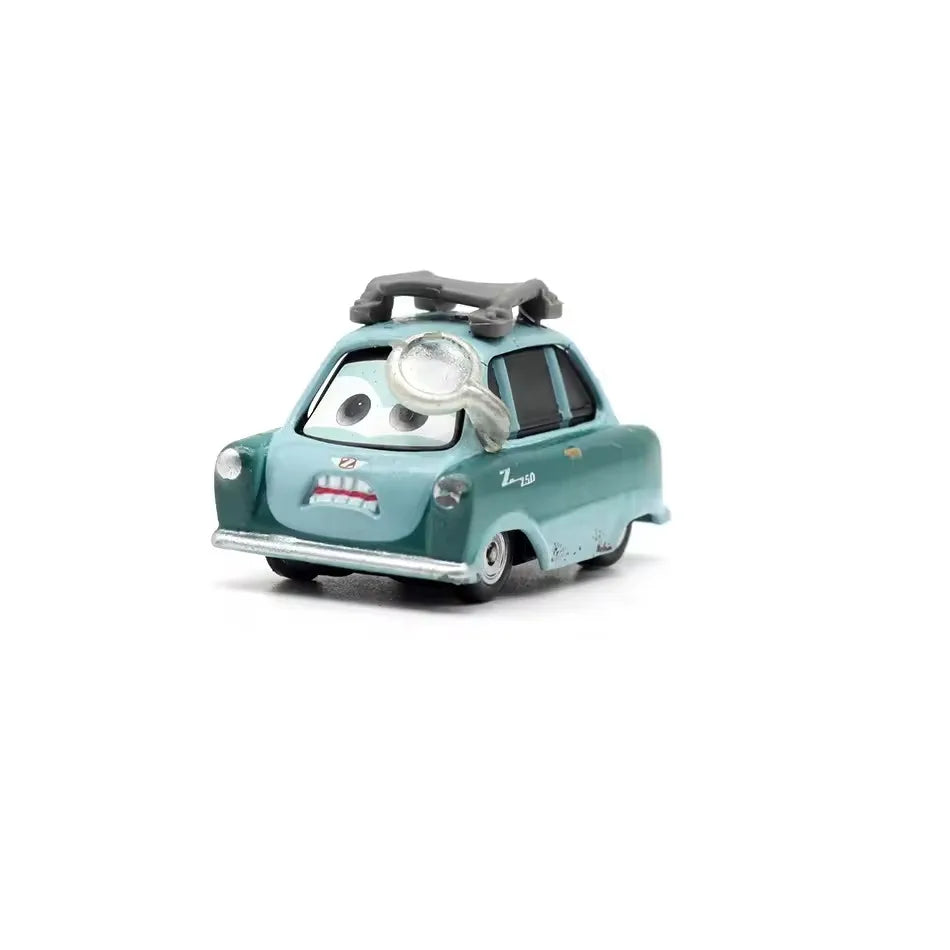 Disney Pixar Cars Lightning McQueen Storm Jackson Mack Container Truck 1/55 Ratio Die Casting Alloy Car Model Toys Truck Gifts