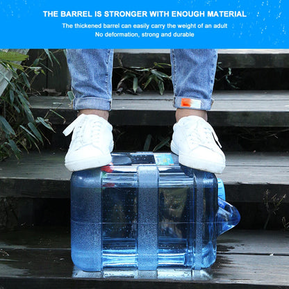 7.5/10/15L Camping Water Container Portable Pure Water Tanks Food Grade Large-Capacity with Faucet Outdoor Supplies
