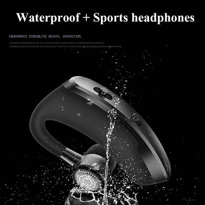 V9 Business Wireless Headphone With HD Mic Calling Noice Cancelling Driver Car Sport Bluetooth Headset 270° Rotation Earphone V8
