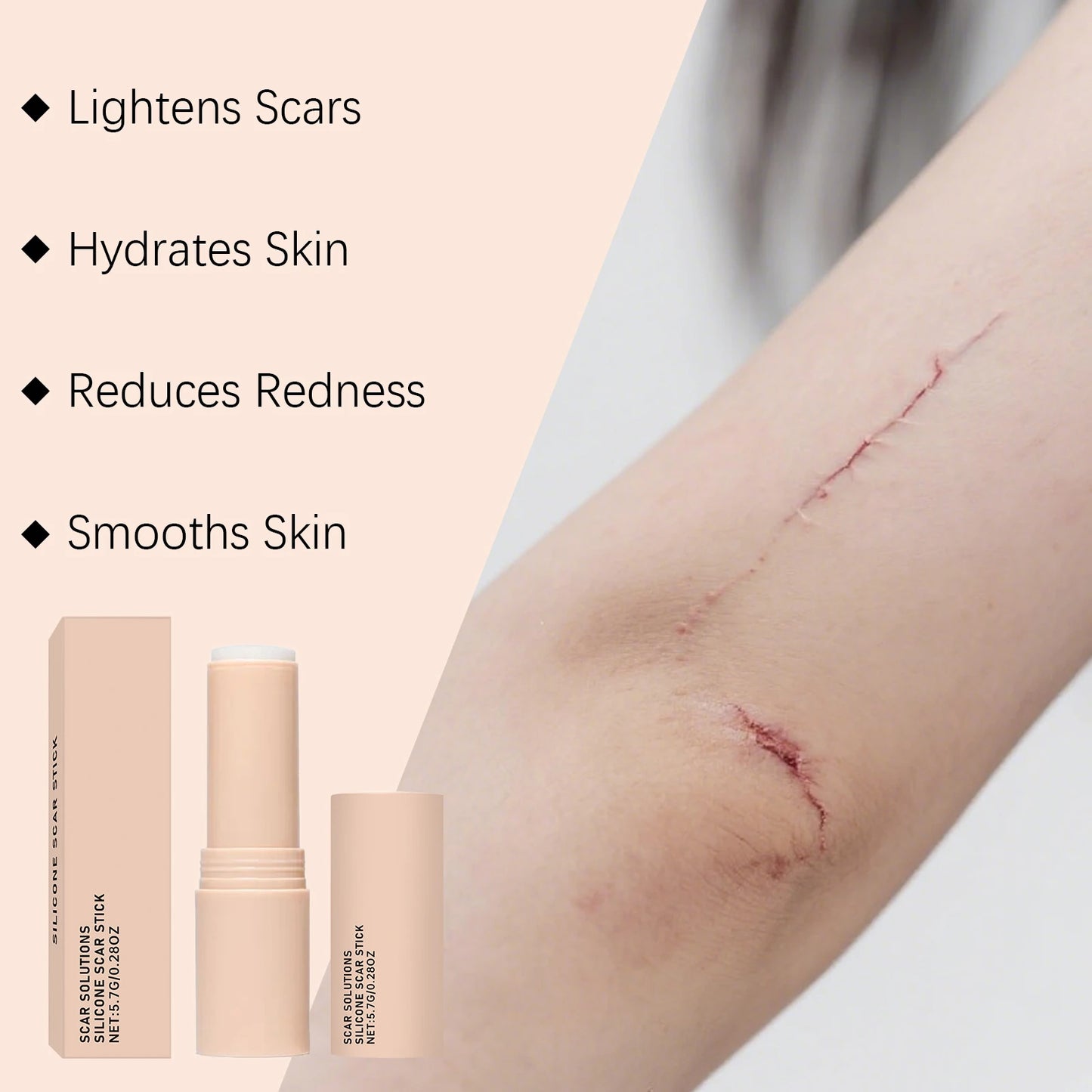 Centella Asiatica Scar Solution Stick Repair Blemishes Reduce Scar Visibility Restore Surface Barrier Portable Scar Repair Gel