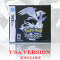 Pokémon Platinum Black White USA Version New Sealed Package With Box and Manuals DS Video Game Cartridge For DS 2DS 3DS Console