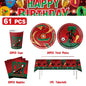 Soccer Birthday Party Supplies Football Theme  Birthday Party Decoration Cotillon Birthday CR7 Soccer Plate Cups Balloons Supply