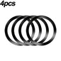 2024 Stainless Steel Universal Magnetic Metal Plate Ring For Magsafe Wireless Charger Iron Sheet Sticker Magnet Car Phone Holder