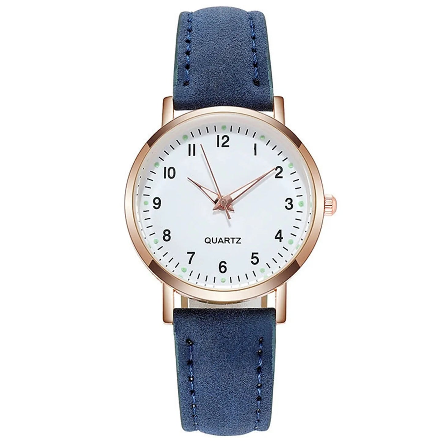Fashion Women Watches,Vintage-Quartz Watch With Glow-In-The-Dark Design Fashion Business Casual Analog Watch,Girls Clock Gift