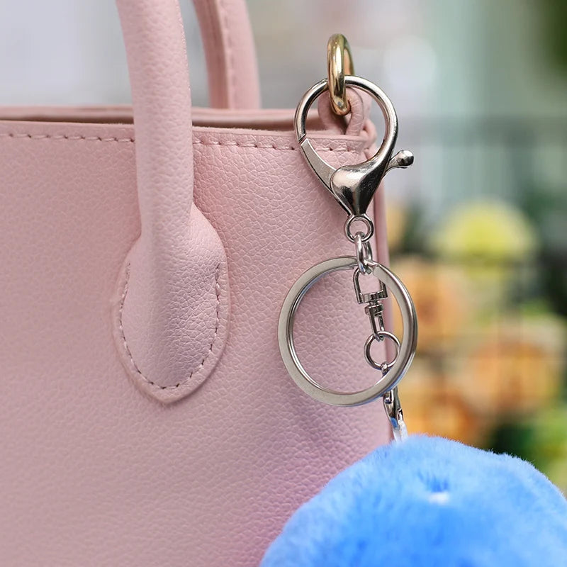 Seal Shark Whale Beluga Keychain Pendant Doll Mini Marine Animal Plush Keyring  Backpack Pendant Decor Kawaii Pendant Doll