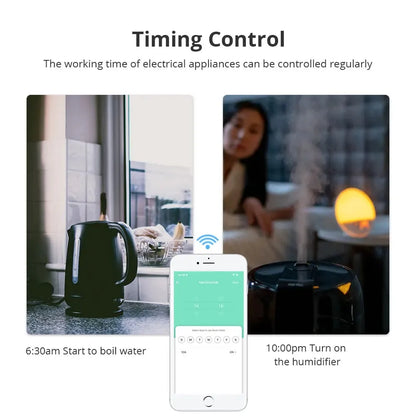 Zemismart Zigbee Smart 10A 20A Brazil Socket Light Switch with Outlets Work with Tuya Smart Life App Alexa Google Home Control