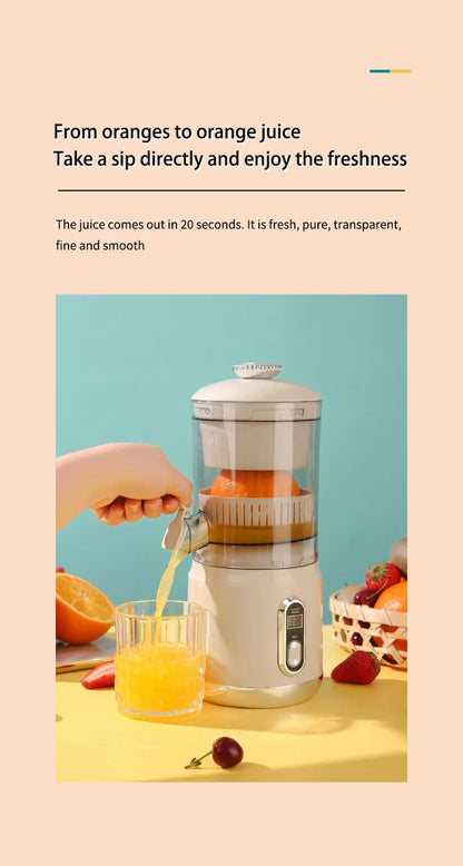 Portable Multifunctional Electric Orange Juice Maker Slag Juice Separation Small Home Appliance New Juicer Machine for Fresh Squ