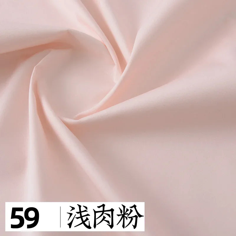 145x50cm Solid Color Pure Cotton Poplin Clothing Fabric DIY Handmade Clothes for Girls, Plain Color Antique Skirt Cotton Cloth