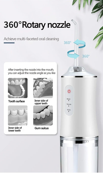 Oral Irrigator Dental Water Jet Flosser Appliance Pick Floss Dentistry Mouth Washing Machine Teeth Whitening Cleaning Tools