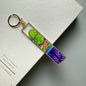 Anime Metal Hollow Out Keychains Bookmark Cute Jet Manga Fashion Bag Key Tag Jewelry Accessory Key Ring Holder Gift Anime