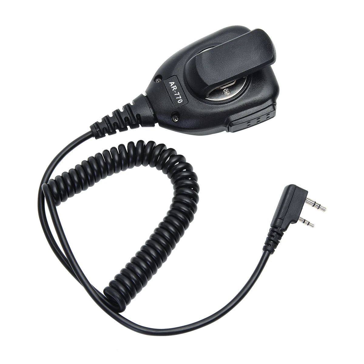ABBREE AR-770 Walkie Talkie Speaker Microphone K Plug Handheld Mic For Baofeng UV-32 UV-5R Mini QuanSheng UV-K5/K6 Two Way Radio