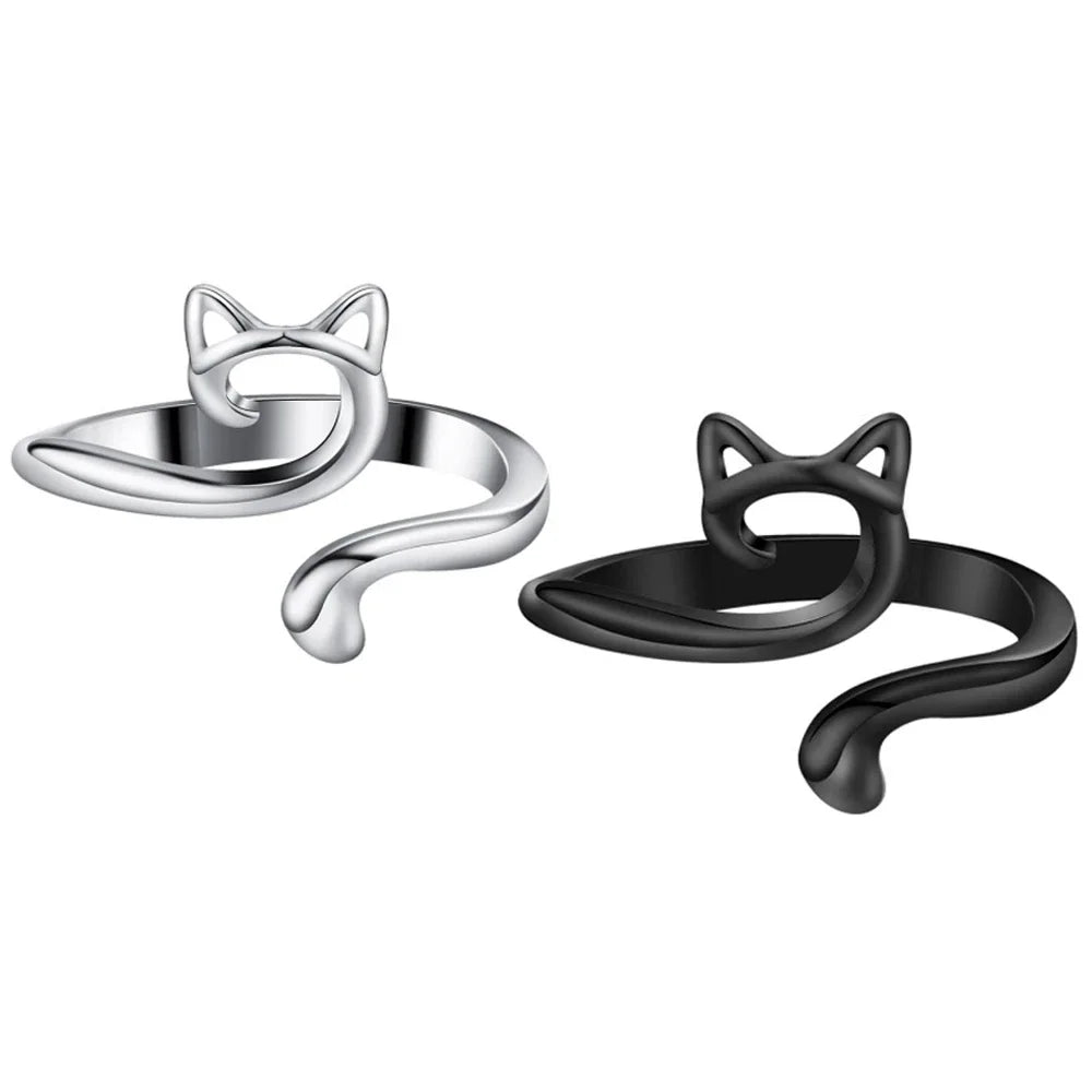2pcs Adjustable Knitting Crochet Loop Ring Knittied Yarn Guide Finger Faster Holder Thimble Crocheters Thread Ring Sewing Tools