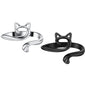 2pcs Adjustable Knitting Crochet Loop Ring Knittied Yarn Guide Finger Faster Holder Thimble Crocheters Thread Ring Sewing Tools