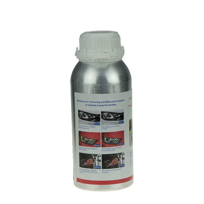 800ml Headlights Liquid Polymer Headlight Chemical Polish Repair Fluid Refurbishment Scratch Repair Polishing Headlights Kit