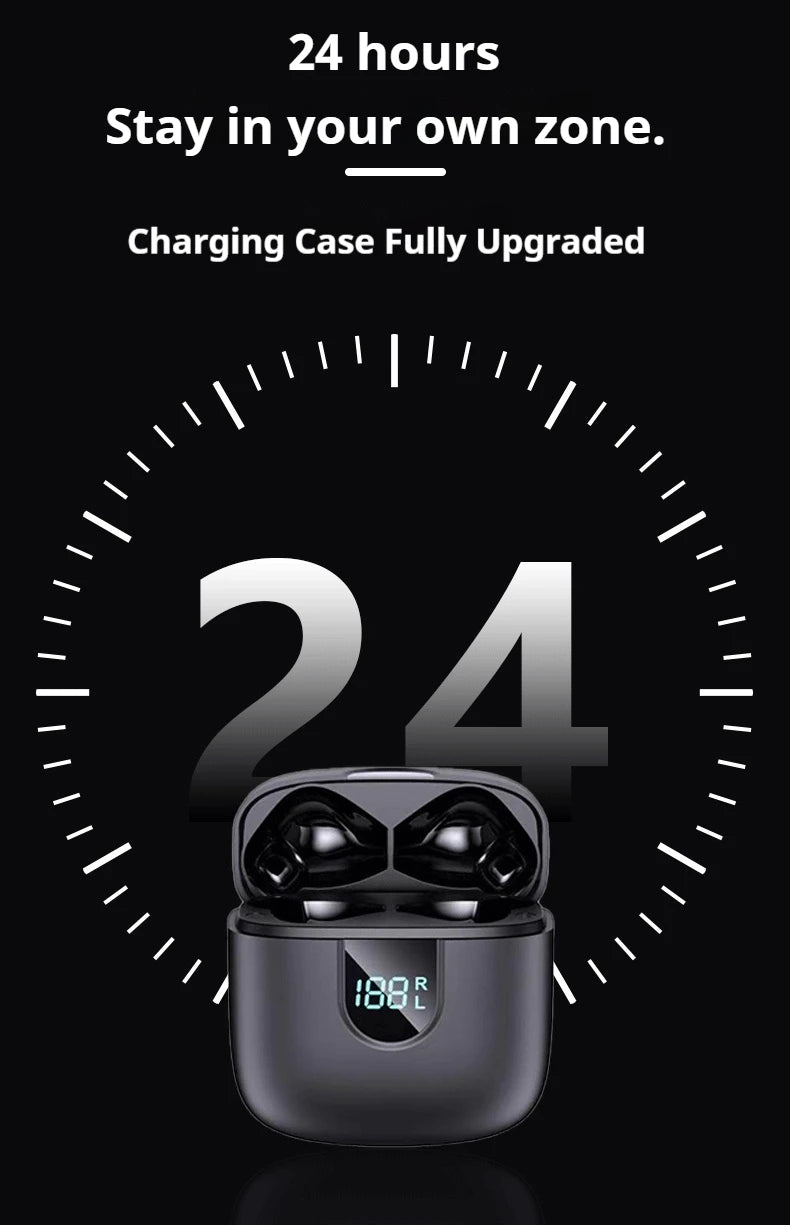 A18 AI Translator Earbuds  164 Languages BT5.4  Noise Cancellation  HD Call   Touch Control  Waterproof