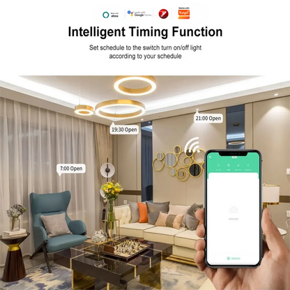 ZIGBEE/WiFi Smart Switch 30A 6600W/4000W Relay Module AC DC7-32V 85-250V Timer Home Automation Alexa Works with Tuya Smartlife
