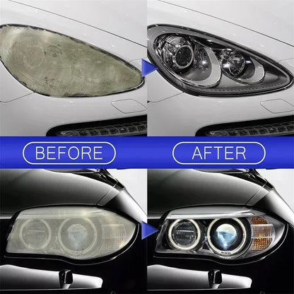 Scratch remover for repairing headlights, polishing agent for car headlights, polishing solution for repairing headlights