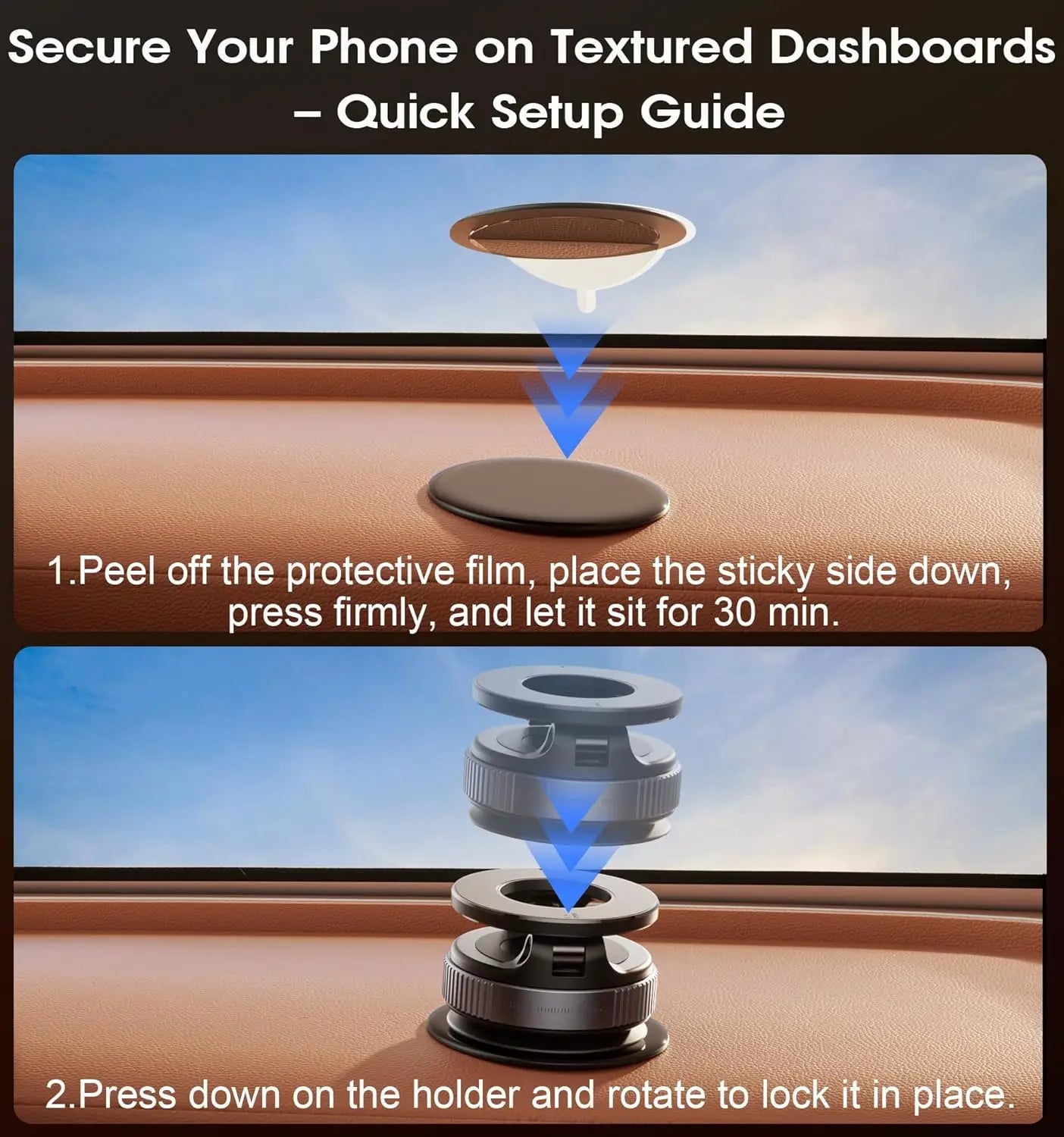 Car Mount Electric Vacuum Magnetic Holder 360° Adjustable Foldable Strong Suction Stand For GPS in Car For All Smartphones