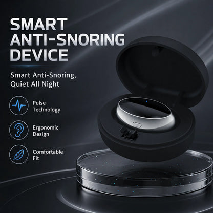 Smart Anti-Snoring Device TENS Pulse Snore Stopper Portable Sleep Aid Health Noise Reduction for Improved Sleep Quality