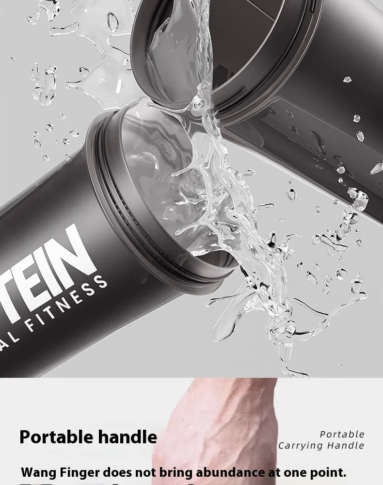 Gianxi Shaking Cup Fitness Sports Water Cup Protein Powder Shaking Cup Milk Shake Brewing Mixing Cup Male Female Cup
