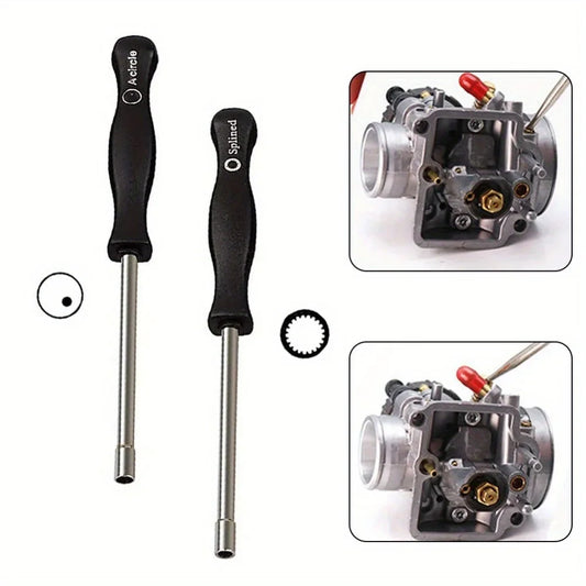 2Pcs 21-Teeth Splined + A-Circle Carburetor Adjustment Tool Screwdriver Kit For For Sears For Craftsman For Poulan