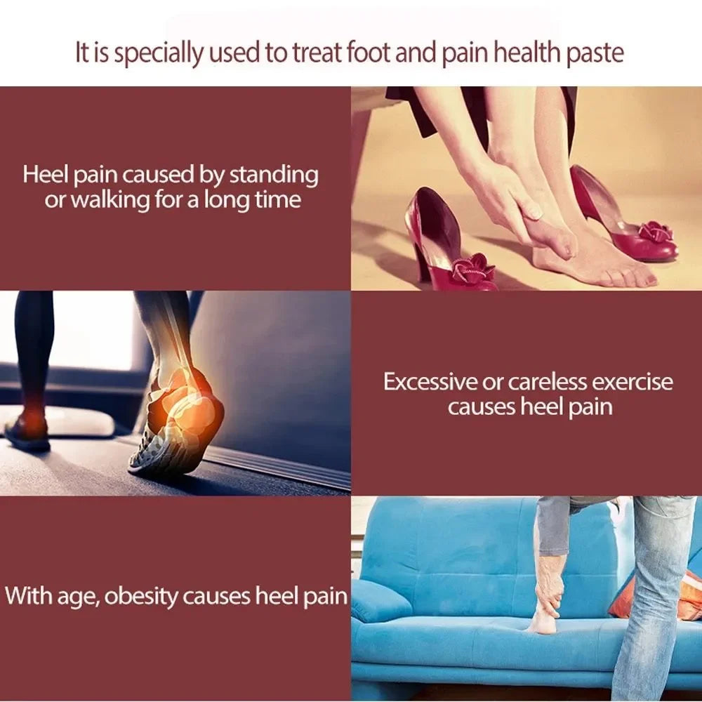 10/20/40PCS Heel Bone Spur Patch Plantar Fascia Achilles Tendon Anti-cracking Breathable Care Patch Relaxation Feet Help Sleep