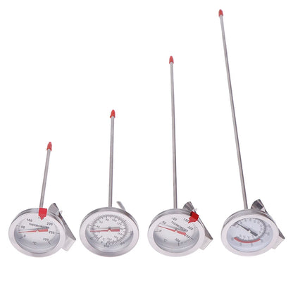 1PC Kitchen Tools Probe Thermometer Milk Coffee Food Meat Gauge Stainless Steel Cooking Temperature Meter