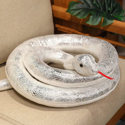 Stuffed Snake 300cm Real Life Snake Plush Toy Giant Boa Cobra Simulation Long Snake Plush Doll Creative Decor Birthday Gifts