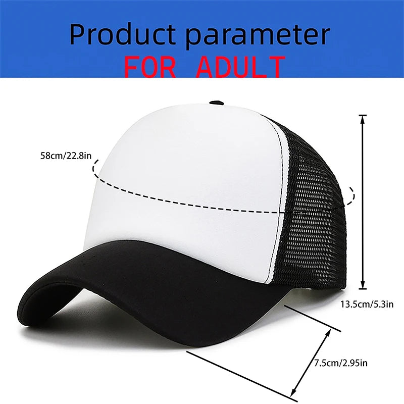 The Amazing Digital Circus Baseball Cap Kids Adult Outdoor Sports Sun Hat Summer Breathable Mesh Sunbonnet Kawaii Headgear Gift