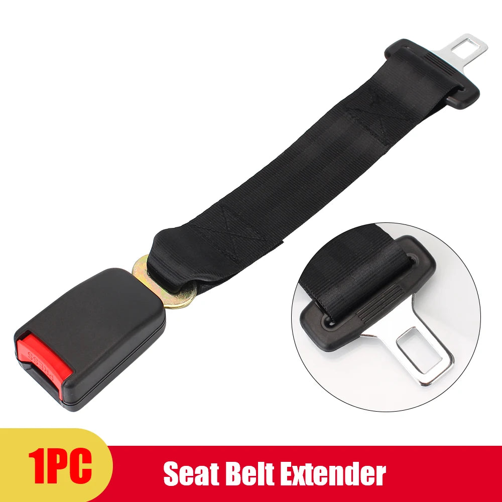 Car Seat Safety Belt Extender Clip Extension  Auto Fasteners Buckle for 20-22MM Tongue Adapter Automotive Accessories Universal