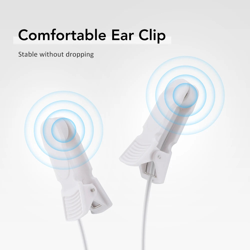 Handheld CES Sleep Aid Device for Insomnia Palm Pulse Massager Stress Relief Device Ear Clip Anxiety Pulse Pressure Relief