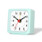 1PC Square Small Alarm Clock Acrylic Frame Quartz Movement Accurate Time Bedside Desk Clock for Bedroom Wake Up Student Clock