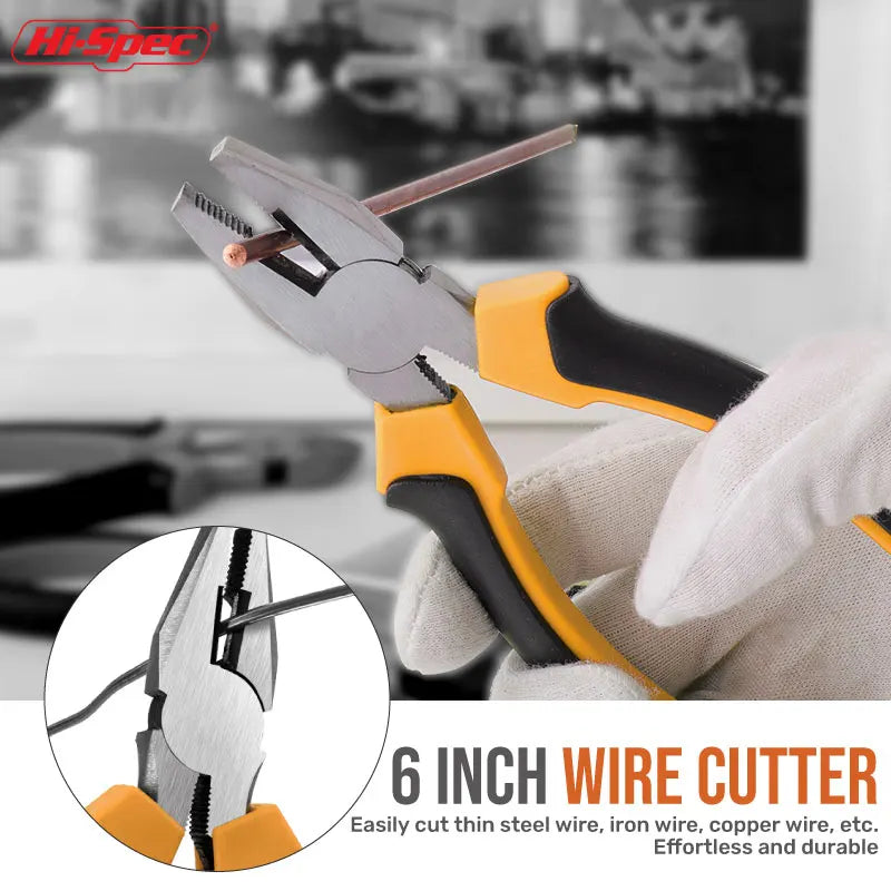 Hi-Spec 24pc Essential Home Tool Kit General Household Repair Hand Tool Set with Compact Storage Case for DIY Office Maintenance