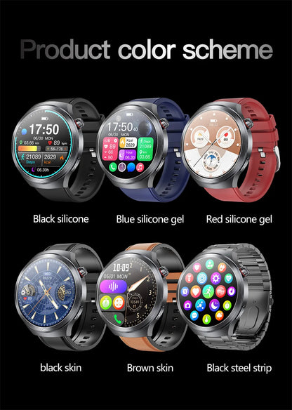 2026New 1.73-inch Sapphire AMOLED Smart Watch Men Women ECG Uric Acid Blood Pressure Health Track Call Clock Care Smartwatch NFC