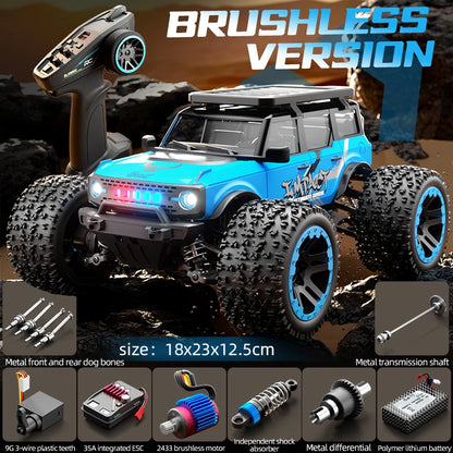 2025 ZLL SG206 PRO/MAX 1:20 2.4G Brushless Four-Wheel Drive Racing Climbing Cool Light Remote Control High-Speed Toy Car Gift