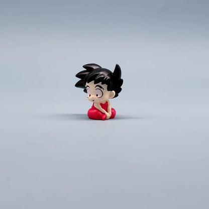 Dragon Ball Anime Figure Son Goku Master Roshi Piccolo Krillin Q Version Figure Model Toy Pvc Car Decoration Collection Gifts